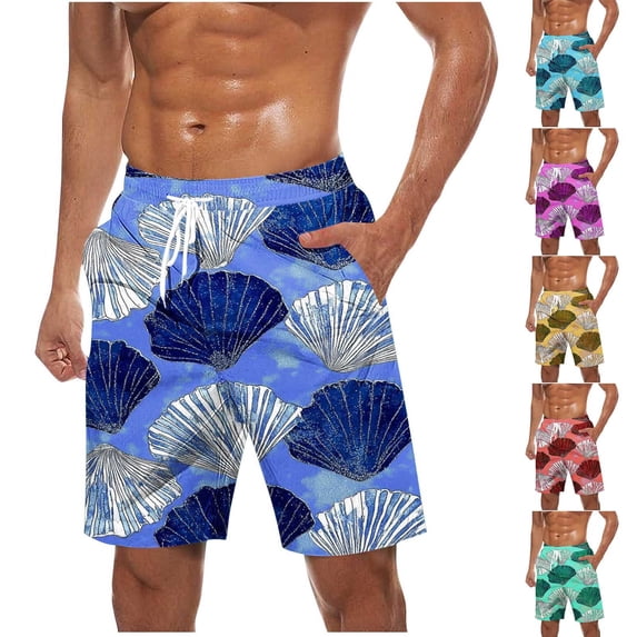Men Athletic Shorts Casual Elastic Waist Gym Workout Shorts Men Casual Fashion Print Shorts Pockets Elastic Waist Beach Pants Green Xxxxxl
