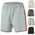thumbnail image 1 of Men Athletic Shorts Plus Size Shorts Crazy Muscle Men's Sports Shorts Fitness Running Training Quarters Casual Fitness Large Speed Drying Shorts Green Xxl, 1 of 3