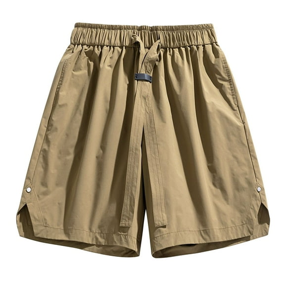 Men Athletic Shorts, Xunlbb Men's Fashion Casual Solid Color Elastic Waist Casual Half Shorts Pants