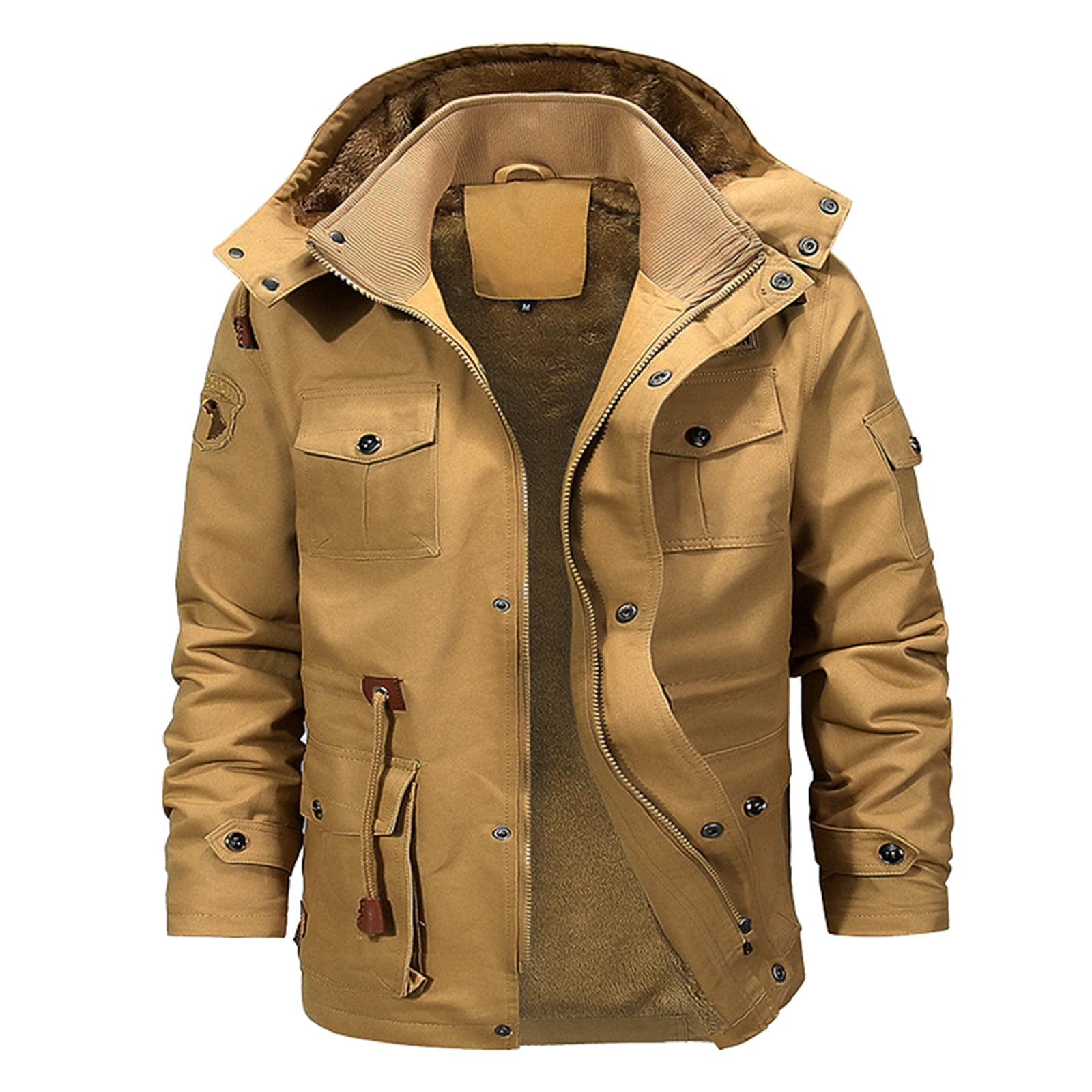 Mens tan hot sale winter jacket