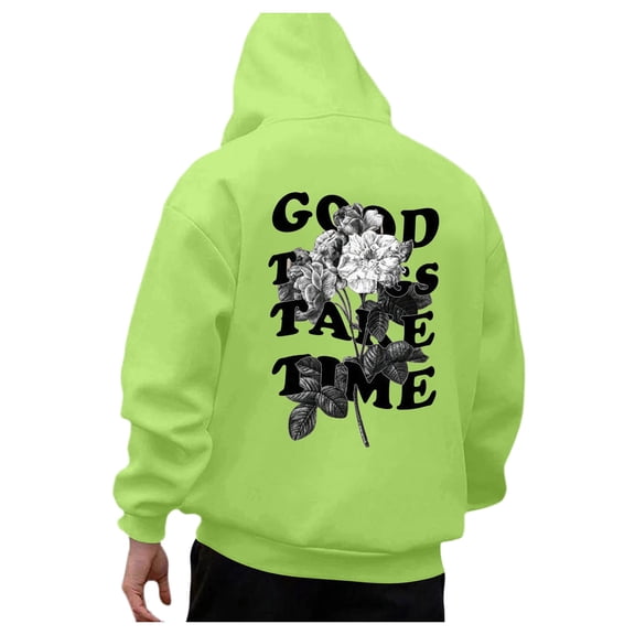Men Autumn and Winter Fashion Casual Long Sleeved Hooded Sports Sweater for Daily and Sport Easy to Collocate