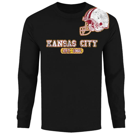 Men Awesome Football Helmet Long Sleeve Shirt