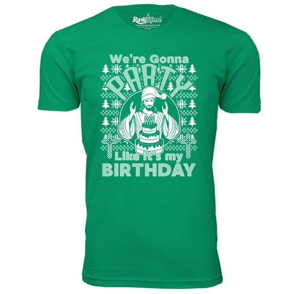 Men Awesome Ugly Christmas Sweater T-Shirt - We're Gonna Party