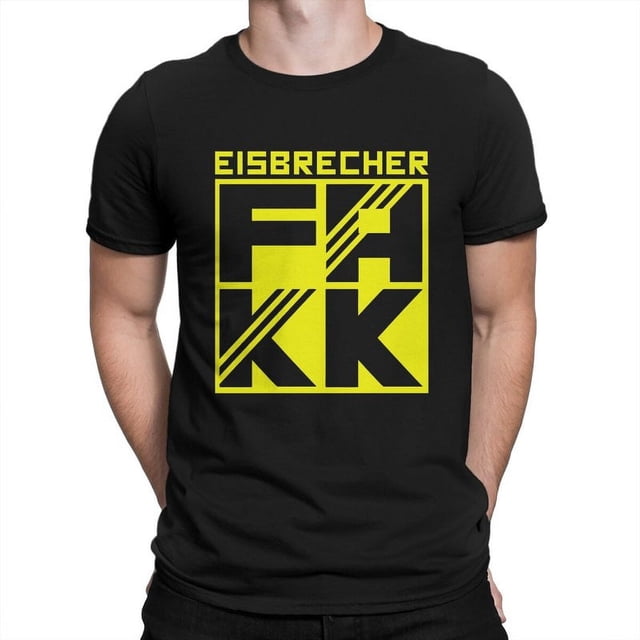 Men BAND T Shirt Eisbrecher Pure Cotton Clothes Funny Short Sleeve Crewneck Tee Shirt Gift Idea T-Shirt Graphic Tees With Unisex Menswear Streetwear Tops