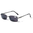 thumbnail image 1 of Men BIFOCAL Rimless Metal Reading SunGlasses - Modern Fashion Outdoor Reader UV Protection +3.00, 1 of 3