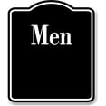 thumbnail image 1 of Men BLACK Aluminum Composite Sign, 8.5"x10", 1 of 9