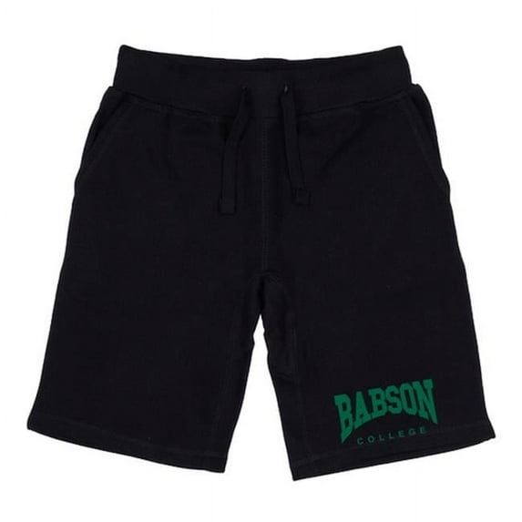 Men Babson College Beavers Premium Shorts, Black - 2XL