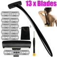 thumbnail image 1 of Men Back Razor Shaver Groomer Full Body Leg Hair Removal Trimmer Set Long Handle, 1 of 11