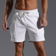 thumbnail image 1 of Men Baggy Shorts Running Shorts for Men Men Shorts Clearance Sale, Men Running Shorts Shorts Athletic Men Workout Shorts for Men Shorts Athletic, White, XXL, 1 of 7