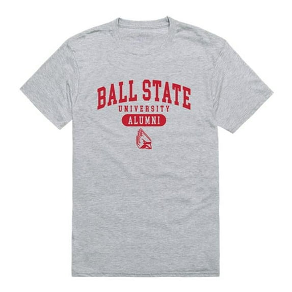 Men Ball State Cardinals Alumni T-Shirt, Heather Grey - Medium