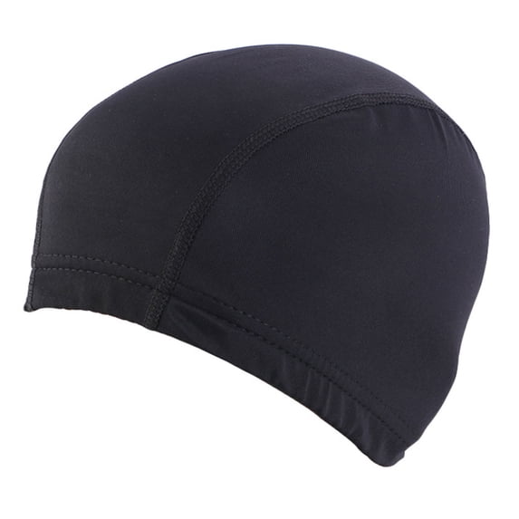 Men Baotou Hat Elastic Anti-slip Regular Fit Solid Color Haircut Protection Soft Dome Stretchable Weaving Cap Breathable Mesh Net Hairnet Headwear