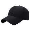 thumbnail image 1 of Men Trucker Hat Cute Black Baseball Caps Flat Cap, 1 of 6