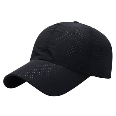 Men Baseball Cap Fashion Black Sports Hat Adjustable Baseball Cap