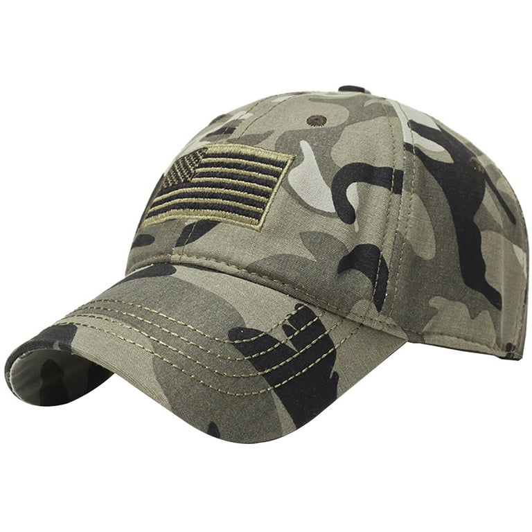 Men Baseball Cap Military Army Camo Hat Trucker Snapback Sport