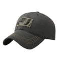 thumbnail image 1 of Men Baseball Cap, USA Flag Camouflage Embroidered Pattern Skin-friendly Breathable Cotton American Flag Hat for Traveling Mountaineering Hiking Fishing, 1 of 8
