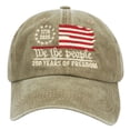 thumbnail image 1 of Men Baseball Caps Adjustable Classic Anniversary Embroidered Baseball Cap Adjustable Snapback Hat for Men and Women, 1 of 6