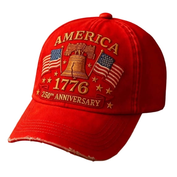 Men Baseball Caps Closed Back Classic Anniversary Embroidered Baseball Cap Adjustable Snapback Hat For Men And Women