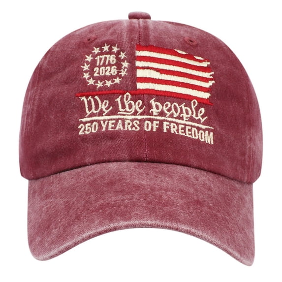 Men Baseball Caps Closed Back Classic Anniversary Embroidered Baseball Cap Adjustable Snapback Hat for Men and Women