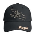 thumbnail image 1 of Men Baseball Caps Dad Baseball Cap Custom Embroidery Text Logo Father's Day Idea For Him, 1 of 3