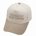 thumbnail image 1 of Men Baseball Caps Summer Structured Embroidered Trucker Baseball Hat For Outdoor Activities With Color Design, 1 of 2
