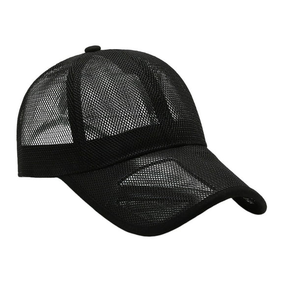 Men Baseball Hat Adjustable Tightness Versatile Upright Brim Casual Hat Sunshade Cycling Outdoor Hat