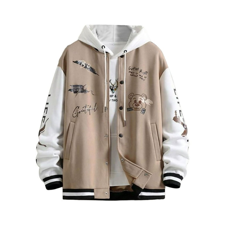 Baseball jacket with hood 2025