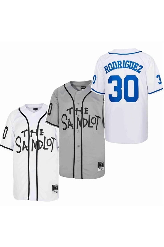 Men Baseball Jerseys The Sandlot 30 RODRIGUEZ Sewing Embroidery High Quality Sports Outdoo