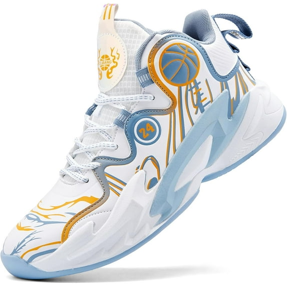 Men Basketball Shose Breathable Fashion Sneakers Non Slip Sport Shoes