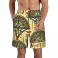 thumbnail image 1 of Men Beach Short Quick-drying Swimming Trunk Ancient Egyptian Hieroglyphs Swimwear Swimsuit Bathing Shorts, 1 of 6