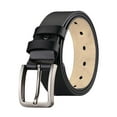 thumbnail image 1 of Belt for Women 1pc Mens Black Leather Belt Men Work Belt, 1 of 8