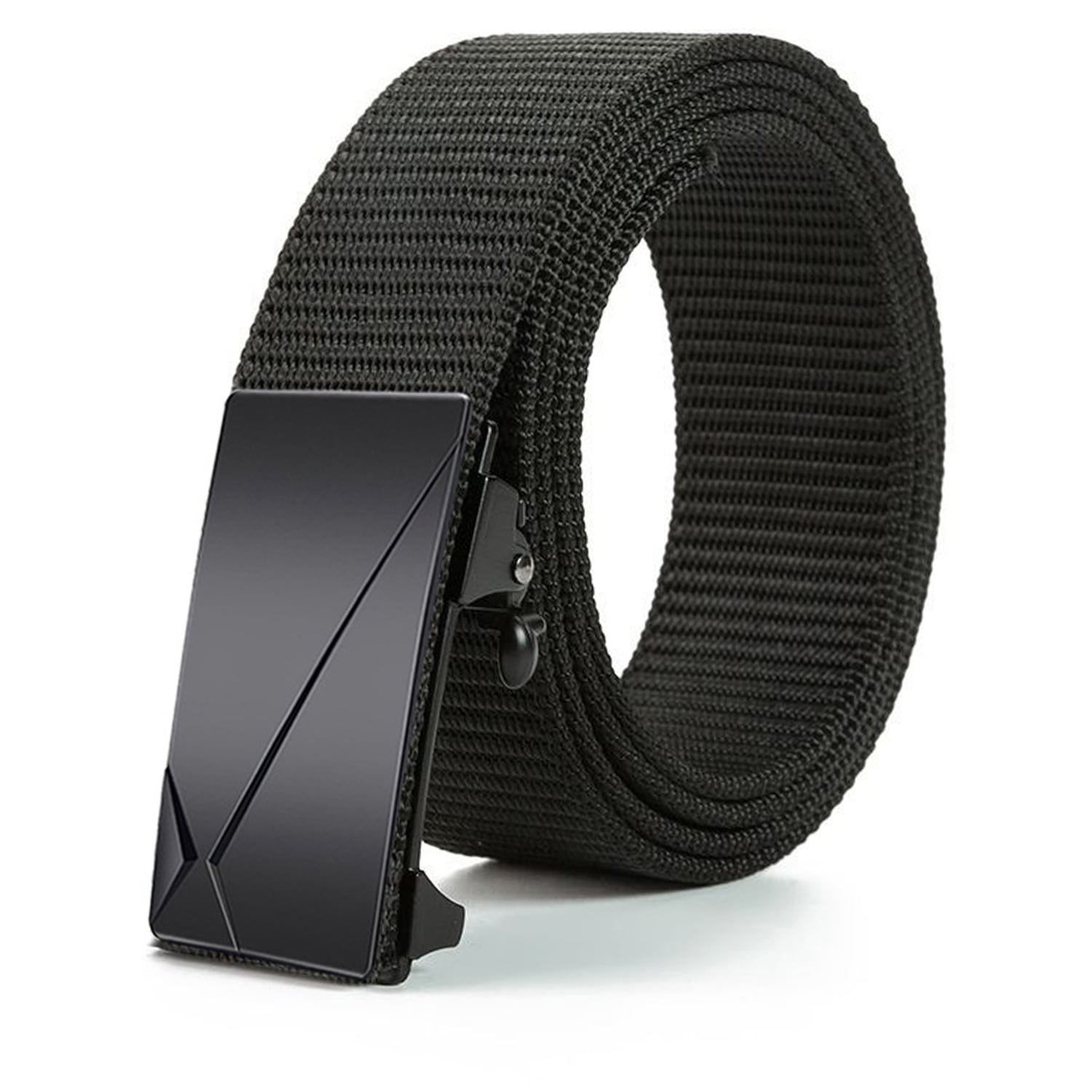 Nexbelt Del Mar Country Club Ratchet Mens Belt Black Golf Adjustable No Holes Classic Pitch Black Golf Ratchet Belt 1.38 main image 4