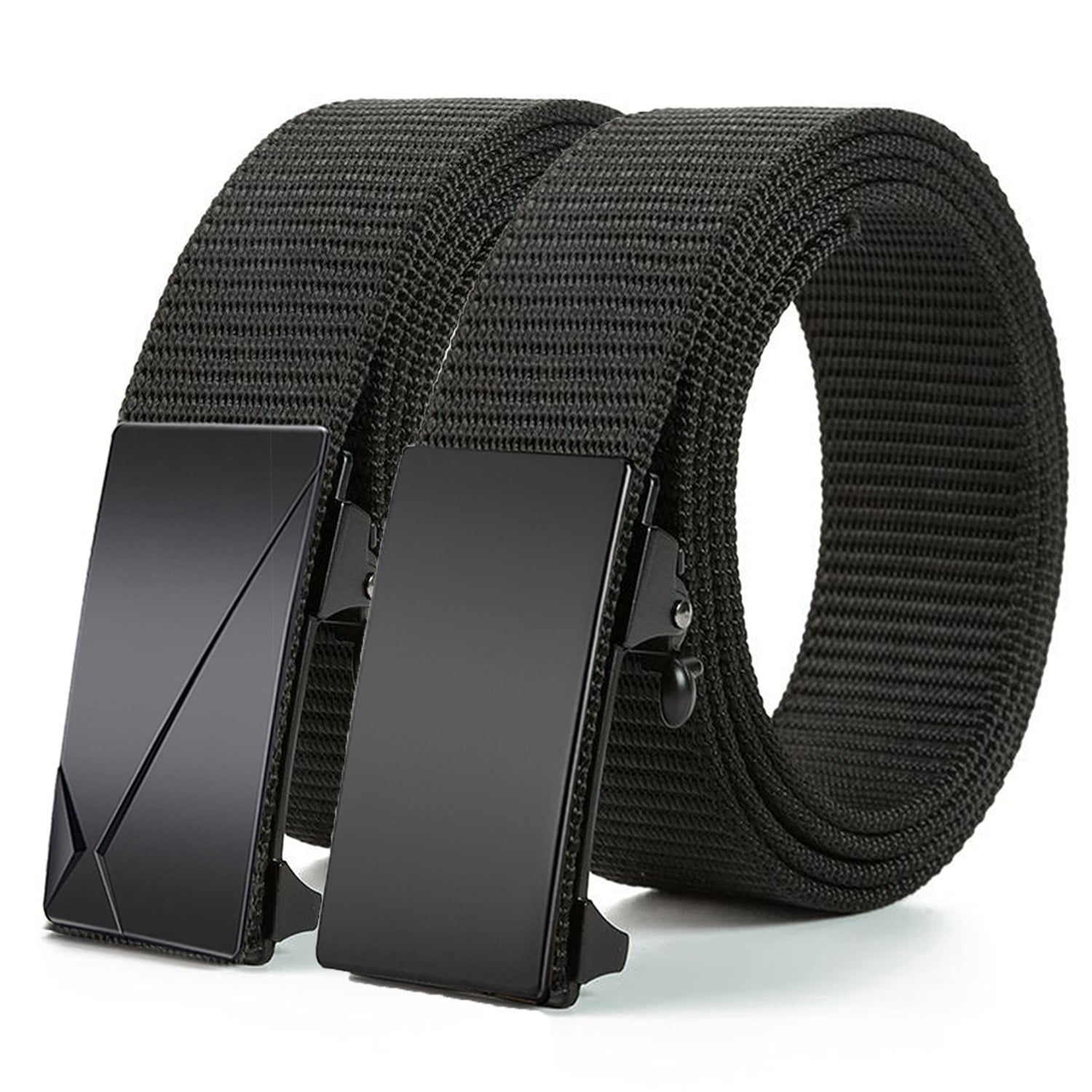 6564 Men’s Ratchet Belt With Automatic Slide Buckle, No Hole Nylon Webbing Fairwin Ratchet Belts for Men, 1.25-Inch Nylon Automatic  main image 2