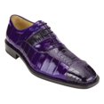 Belvedere Mare Purple Genuine Eel & Ostrich Leg Shoes main image 1