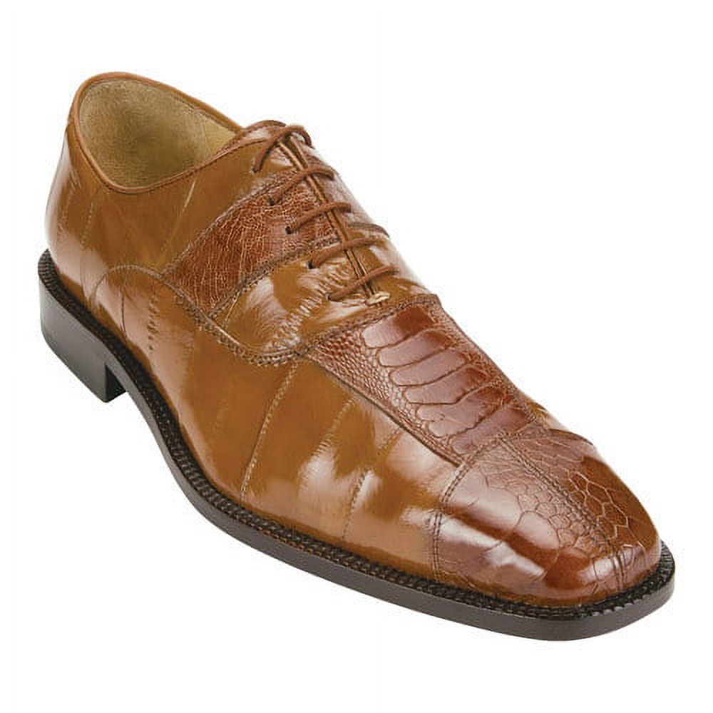 Belvedere Italo Antique Camel Genuine Eel Shoes