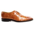 thumbnail image 1 of Men Belvedere Shoes Mare Genuine Ostrich Eel Leather Lace up Camel  2P7 Brown, 1 of 3