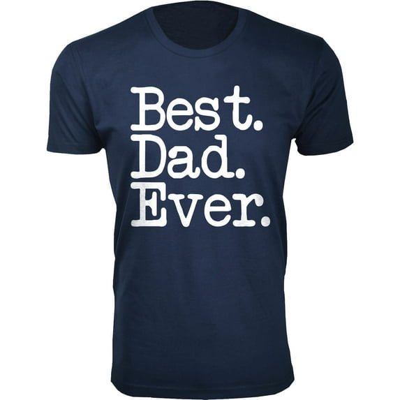 Men Best. Dad. Ever. Typewriter Font T-Shirt