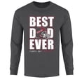 thumbnail image 1 of Men Best Football Dad Ever Long Sleeve Shirt, 1 of 2