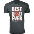 thumbnail image 1 of Men Best Football Dad Ever T-Shirt, 1 of 2