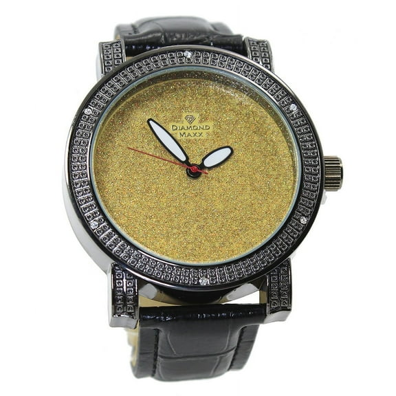 Men Big Black Business Clubbing Business Watch 50mm case