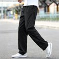 thumbnail image 1 of Men Big Size Cargo Pants Stretch Straight Leg Multi Pocket Zip Off Breathable Fishing Outdoor Trousers, 1 of 7