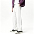 thumbnail image 1 of Men Big Tall 4-Way Stretch Double Pleated Microfiber Business Slacks S-XL, 1 of 7