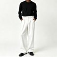 thumbnail image 1 of Men Big & Tall Microfiber Pleated Dress Slacks Light Comfort Fabric S-XL, 1 of 8