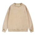 thumbnail image 1 of Men Big and Tall Shirts Hvyesh Men's Big and Tall Sweatshirt Oversized Crew Neck Long Sleeve Shirts Casual Vintage Streetwear Sweatshirts, 1 of 2