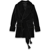 Men Black Smoking Jacket Cocktail Luxury Party Wear Black Velvet Blazer with Quilted Lapel Dinner Jacket  
