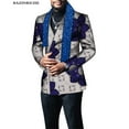 thumbnail image 1 of Men Blazer with Scarf Riche Jacket Coat Outerwear Full Sleeve African Party Clothing, 1 of 3