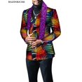 thumbnail image 1 of Men Blazer with Scarf Riche Jacket Coat Outerwear Full Sleeve African Party Clothing, 1 of 3