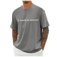 thumbnail image 1 of Men Blouses Athletic Tee Shirts Men Long Sleeved Tee Long Sleeve Shirts for Dressy Mens with Different Patterns Workout Shirt Ling Sleeved Shirt Men's Polyester T Mens Trendy Tops Yoga Grey M, 1 of 4