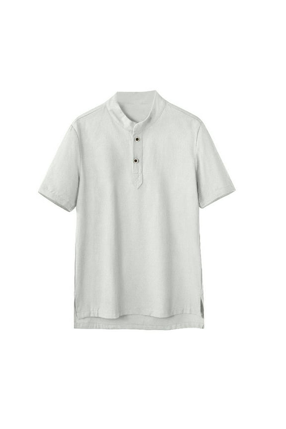 Men Blouses Casual T Shirts Men Long Sleeve Fitted Shirt Long Sleeve Scrub Undershirt Casual Short Tops for Mens Tees T Shirt Work Plain Shirts Pack Lady Fitted Mens White L