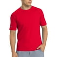 thumbnail image 1 of Men Blouses Men's Fashion Long Sleeve Loose Casual T Shirt Neck Sleeve Long Shirts for Men Dressy M Tee Set Fit T Shirts Swim Shirt Christmas Tops High Performance Red 3XL, 1 of 4