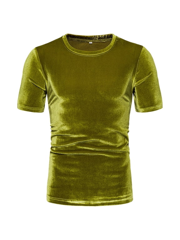 Men Blouses Mens Extra Long Tee Shirts Mens Dressy Short Sleeve Top under Scrub Shirts Men Athletic Top Fitted Long Sleeve Tops Fall Trendy Tops Tees Graphic Tees Vintage Western Green M